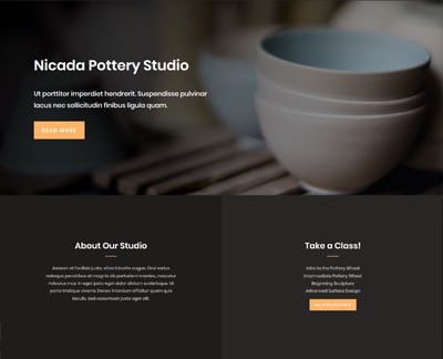 pottery studio example layout